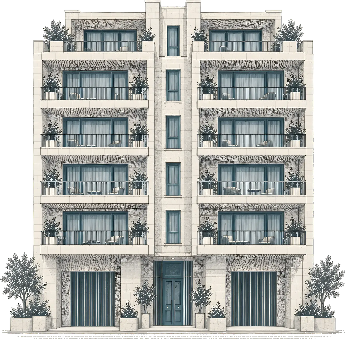 Our building in Pietà