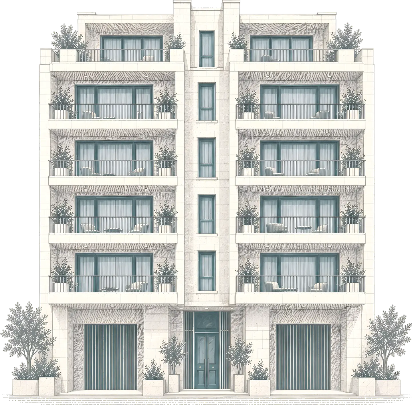 Our building in Pietà